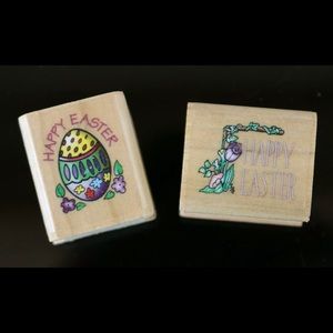 Tulips & Easter Egg Rubber Stamps by Noteworthy